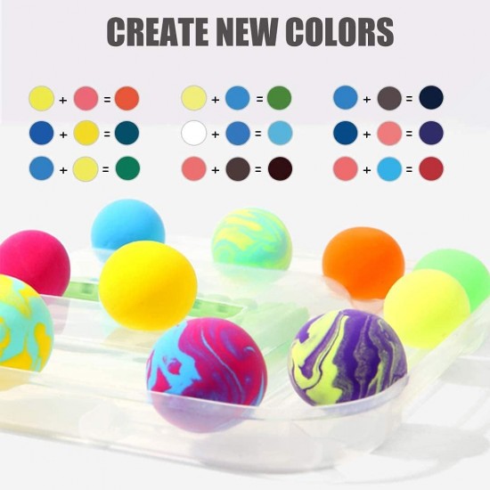 Cotton Clay, 12 Colors, Magic Foam, Air-Drying + Tools